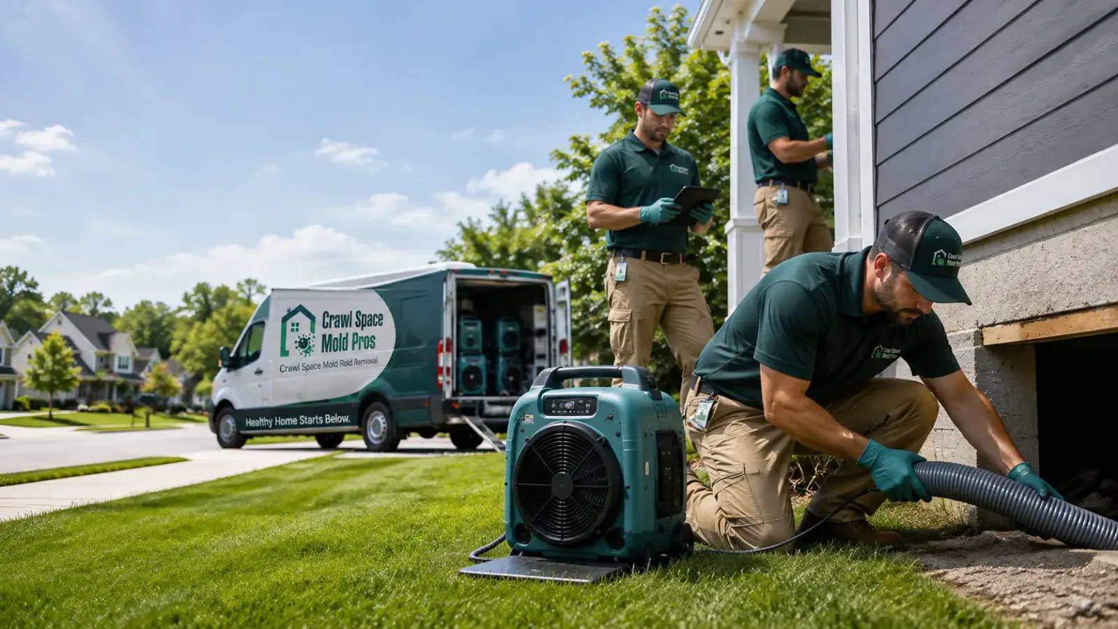 Crawl Space Mold Removal in Buzzards Bay, MA